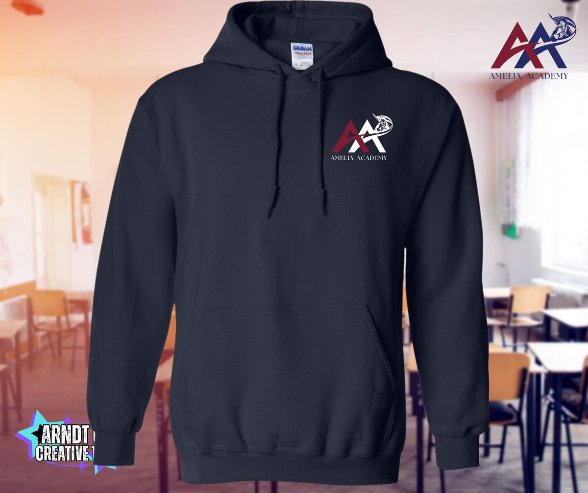 Amelia Academy Left Chest Logo