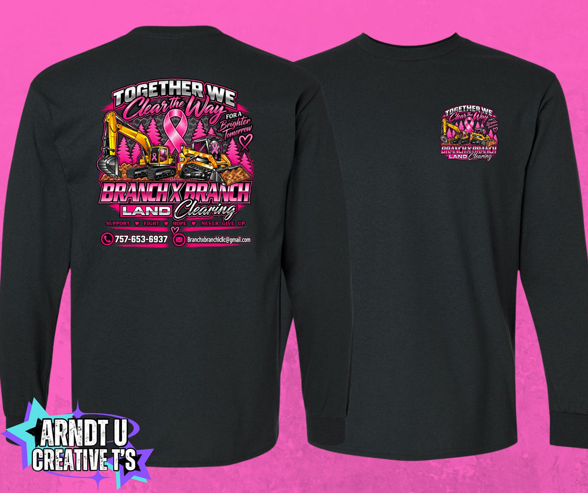 Breast Cancer Awareness BXB Land Clearing Long Sleeve