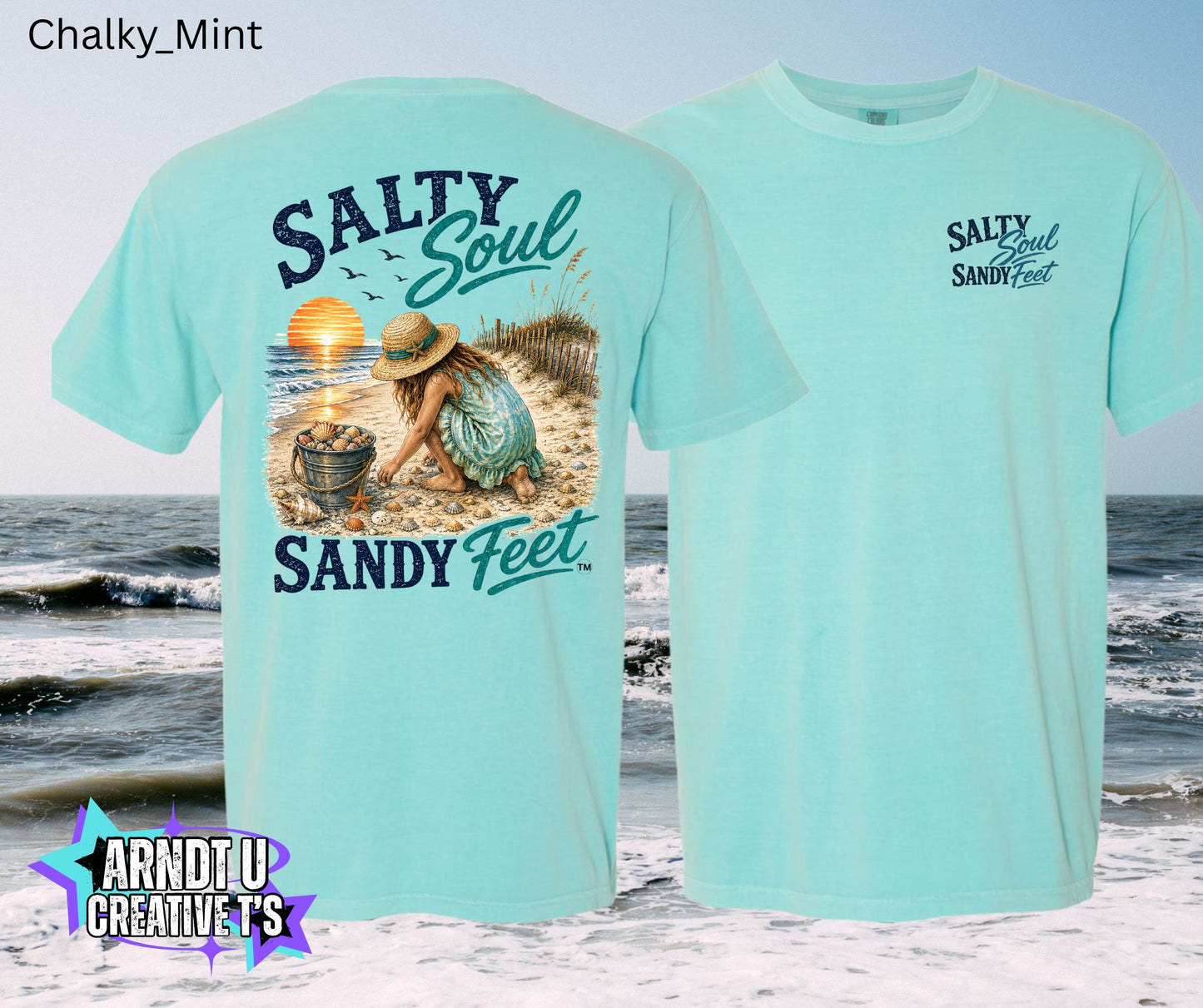 Salty Soul Sandy Feet Collecting Shells