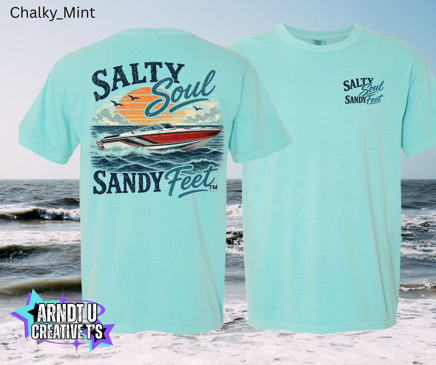 Salty Soul Sandy Feet Speed Boat