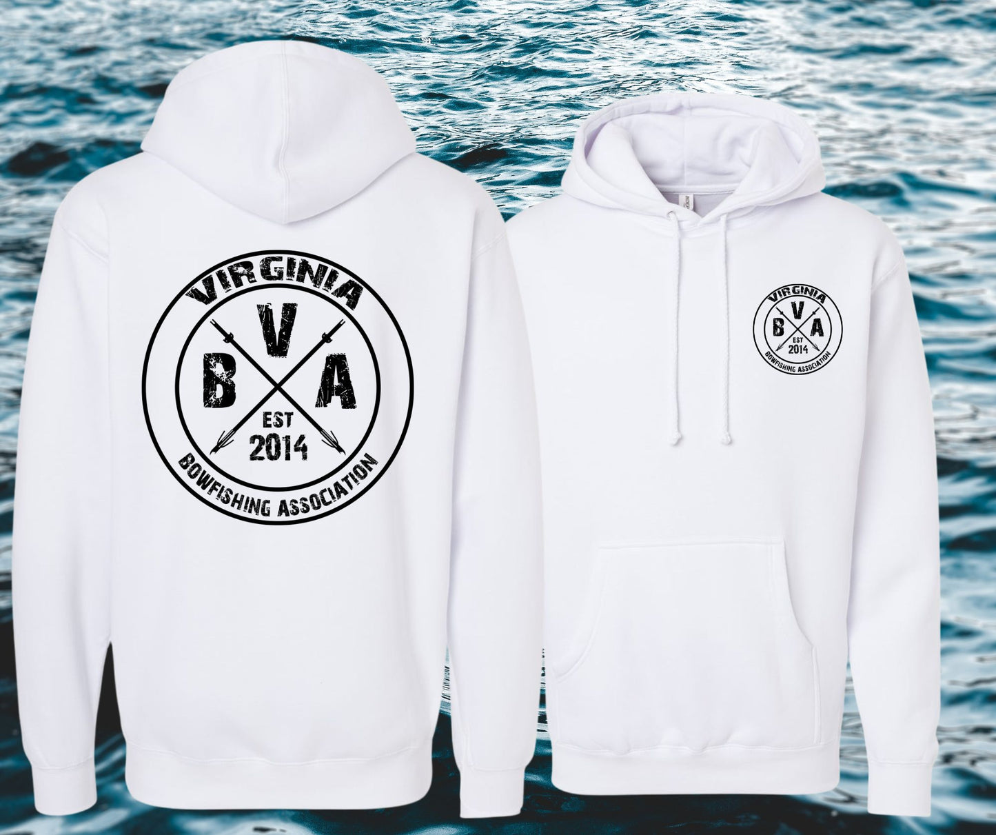 Virginia Bowfishing Assoc.  Independent Trading Company Hoodies