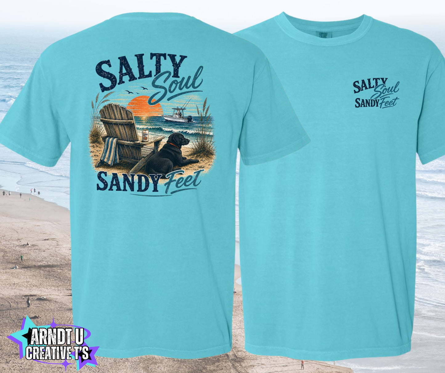 Salty Soul Sandy Feet Black Lab