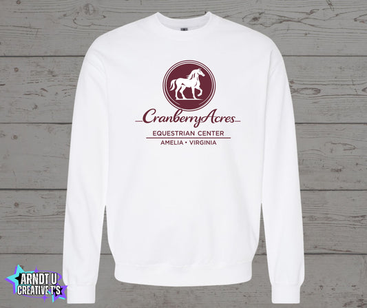 Cranberry Acres Crewneck Sweatshirt Front Only