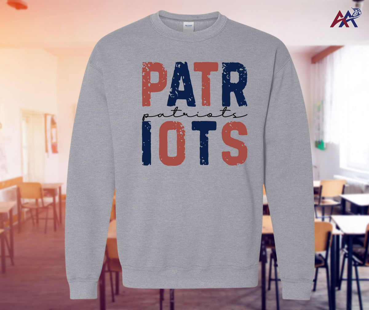 Patriots Block Letters Adult