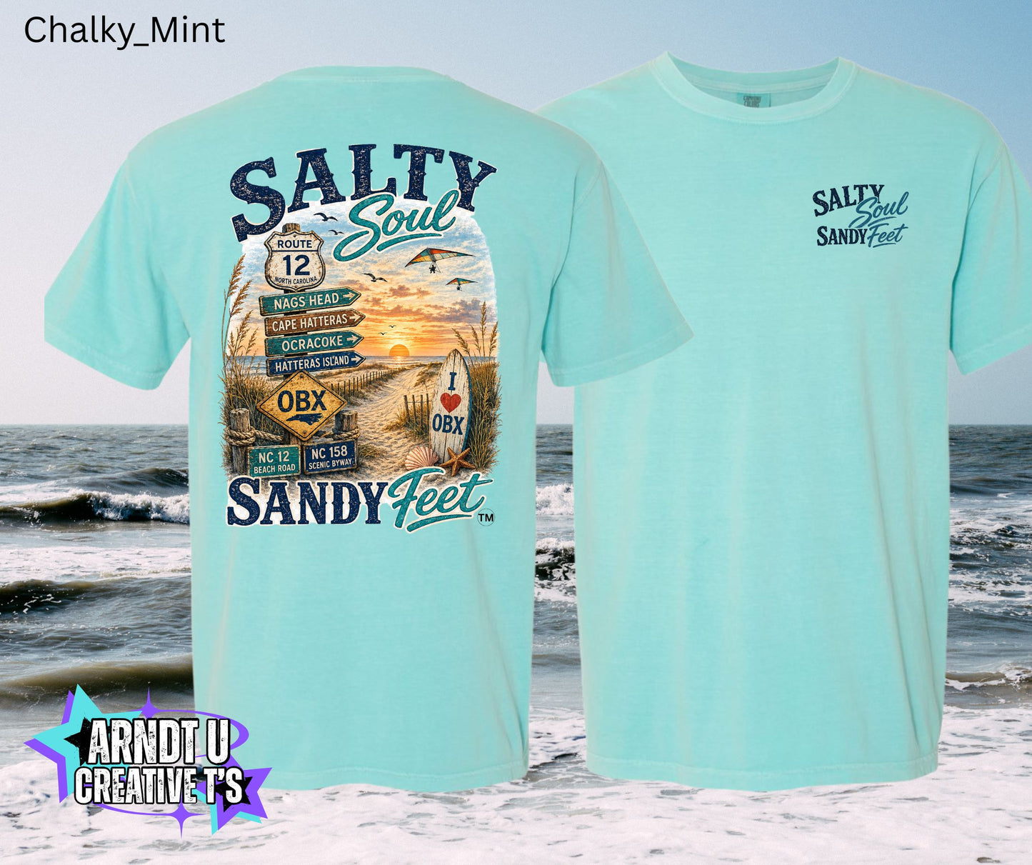 Salty Soul Sandy Feet Road Signs
