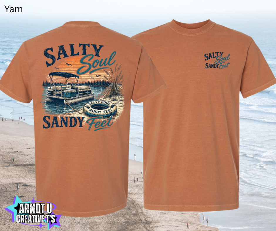 Salty Soul Sandy Feet Pontoon