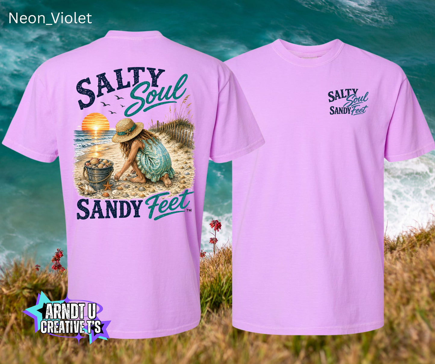 Salty Soul Sandy Feet Collecting Shells