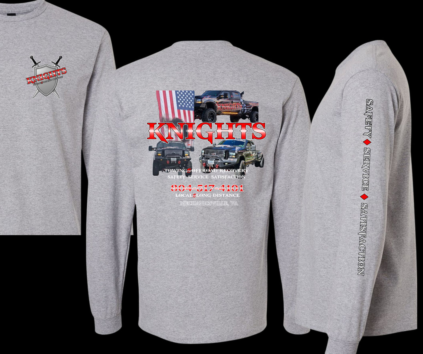 Adult Knights Towing Long Sleeve