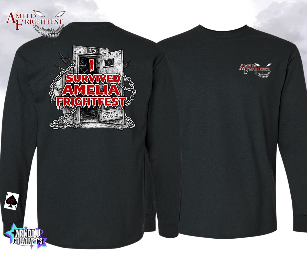 I Survived Amelia Frightfest 2026 Logo