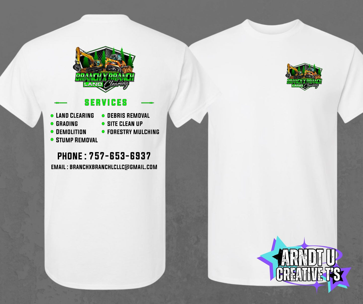 Branch X Branch Land Clearing Short Sleeve
