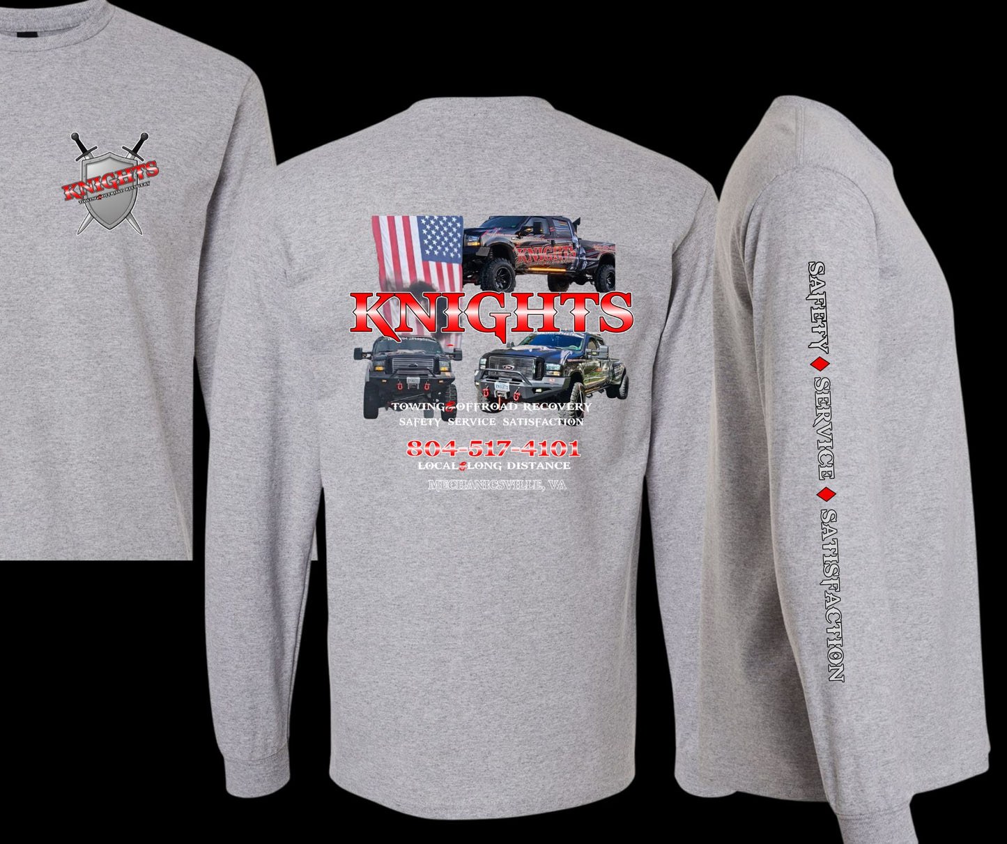 Adult Knights Towing Long Sleeve