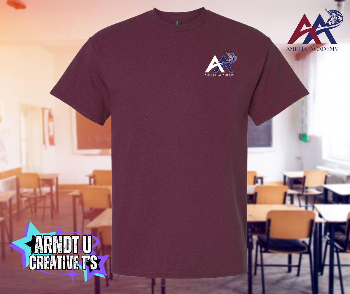 Amelia Academy Left Chest Logo