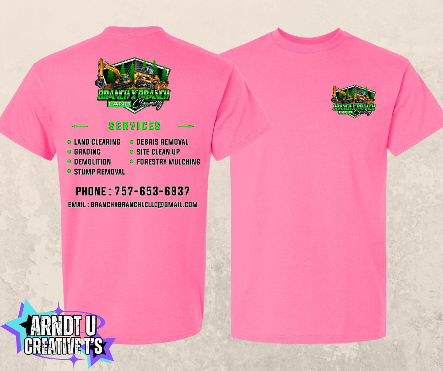 Branch X Branch Land Clearing Short Sleeve