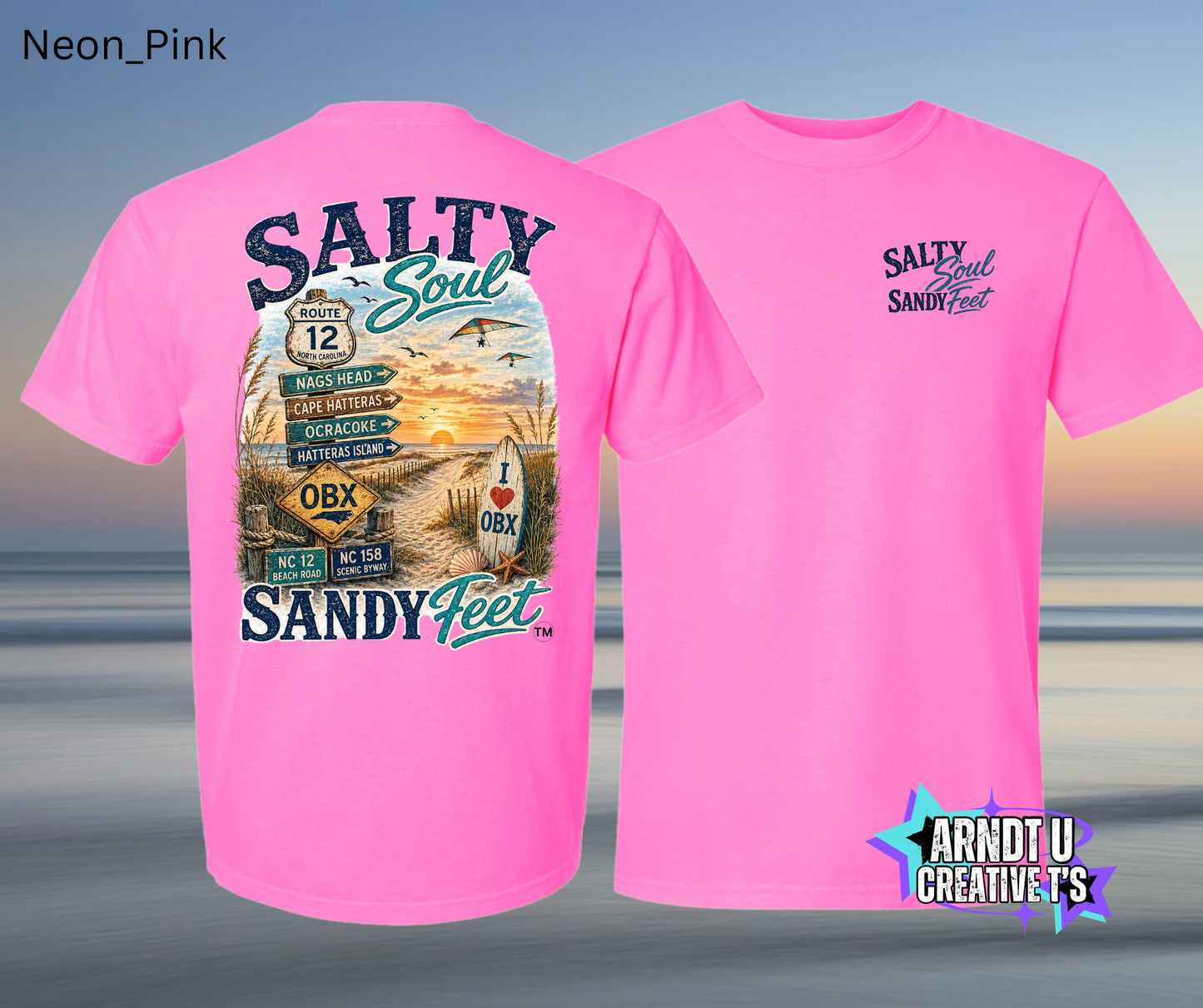 Salty Soul Sandy Feet Road Signs