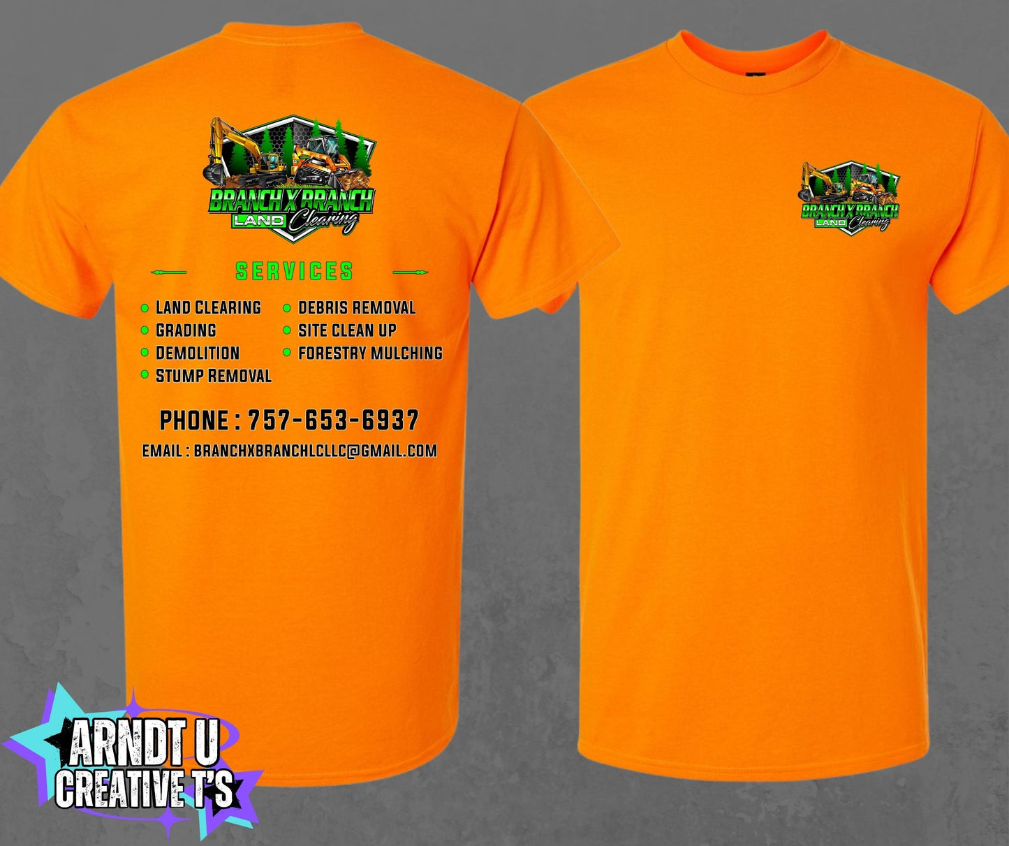 Branch X Branch Land Clearing Short Sleeve