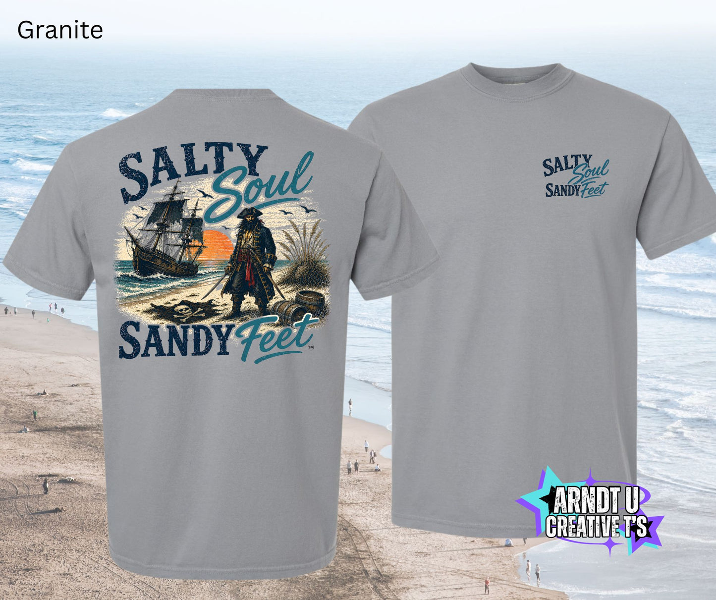 Salty Soul Sandy Feet Pirates