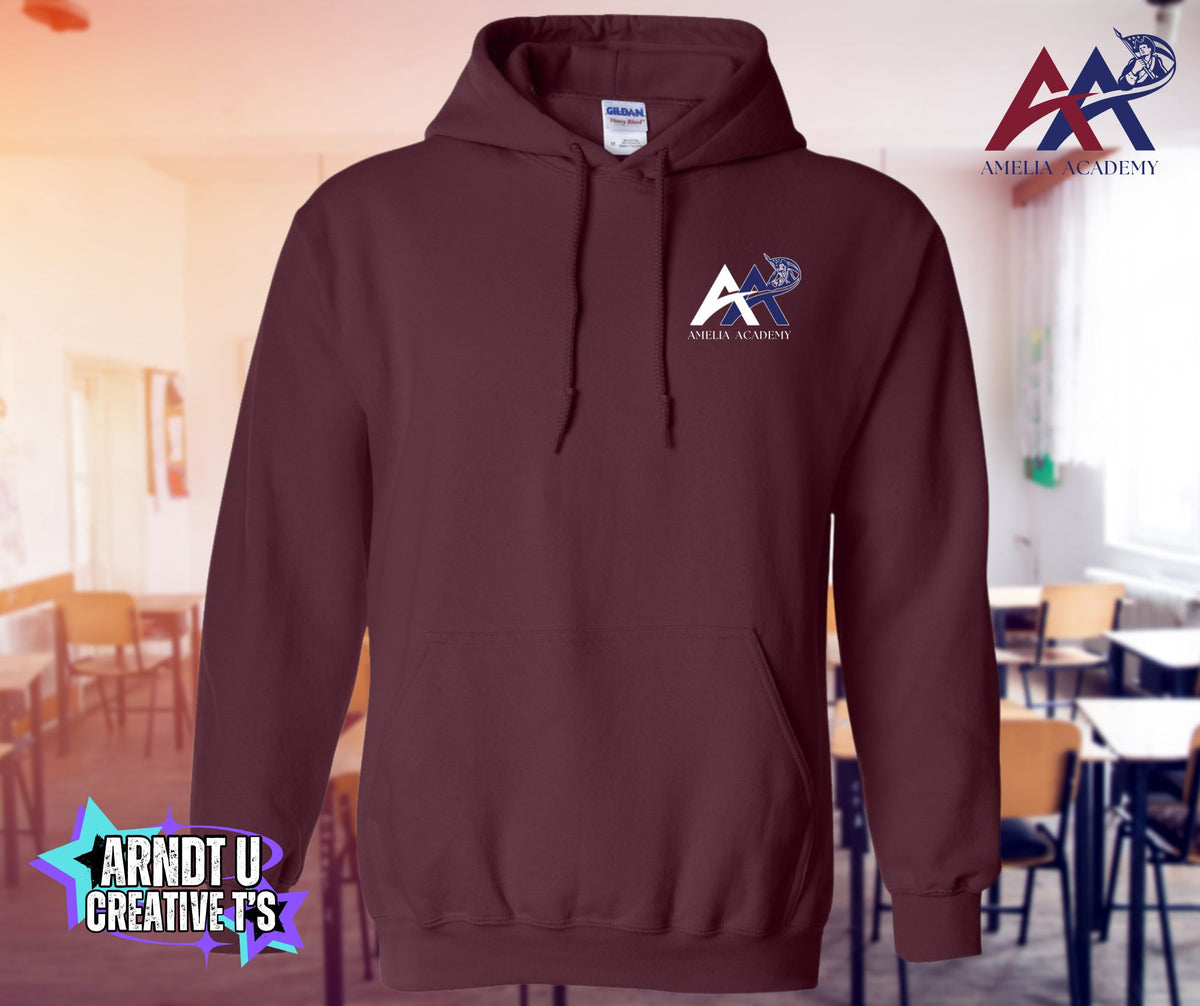 Amelia Academy Left Chest Logo