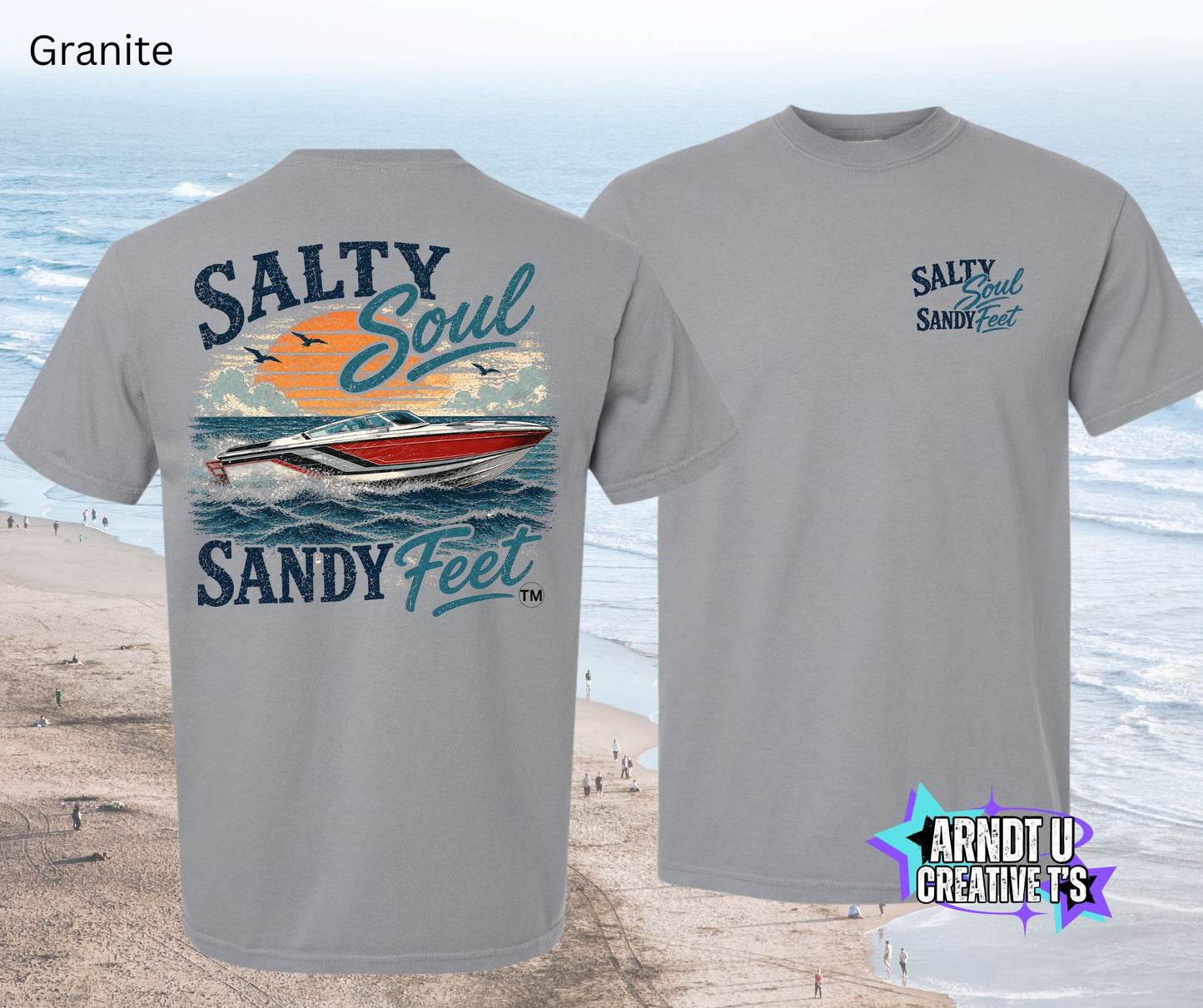 Salty Soul Sandy Feet Speed Boat