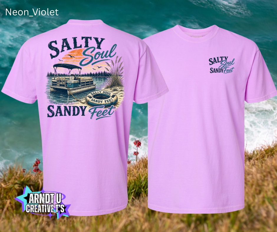 Salty Soul Sandy Feet Pontoon