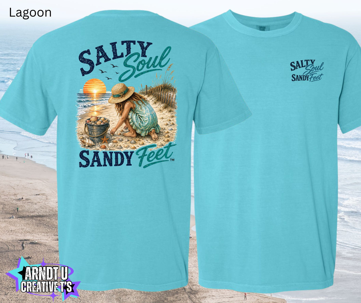 Salty Soul Sandy Feet Collecting Shells