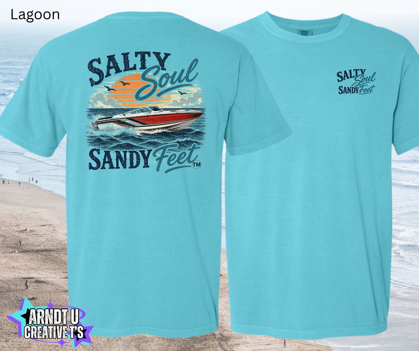 Salty Soul Sandy Feet Speed Boat