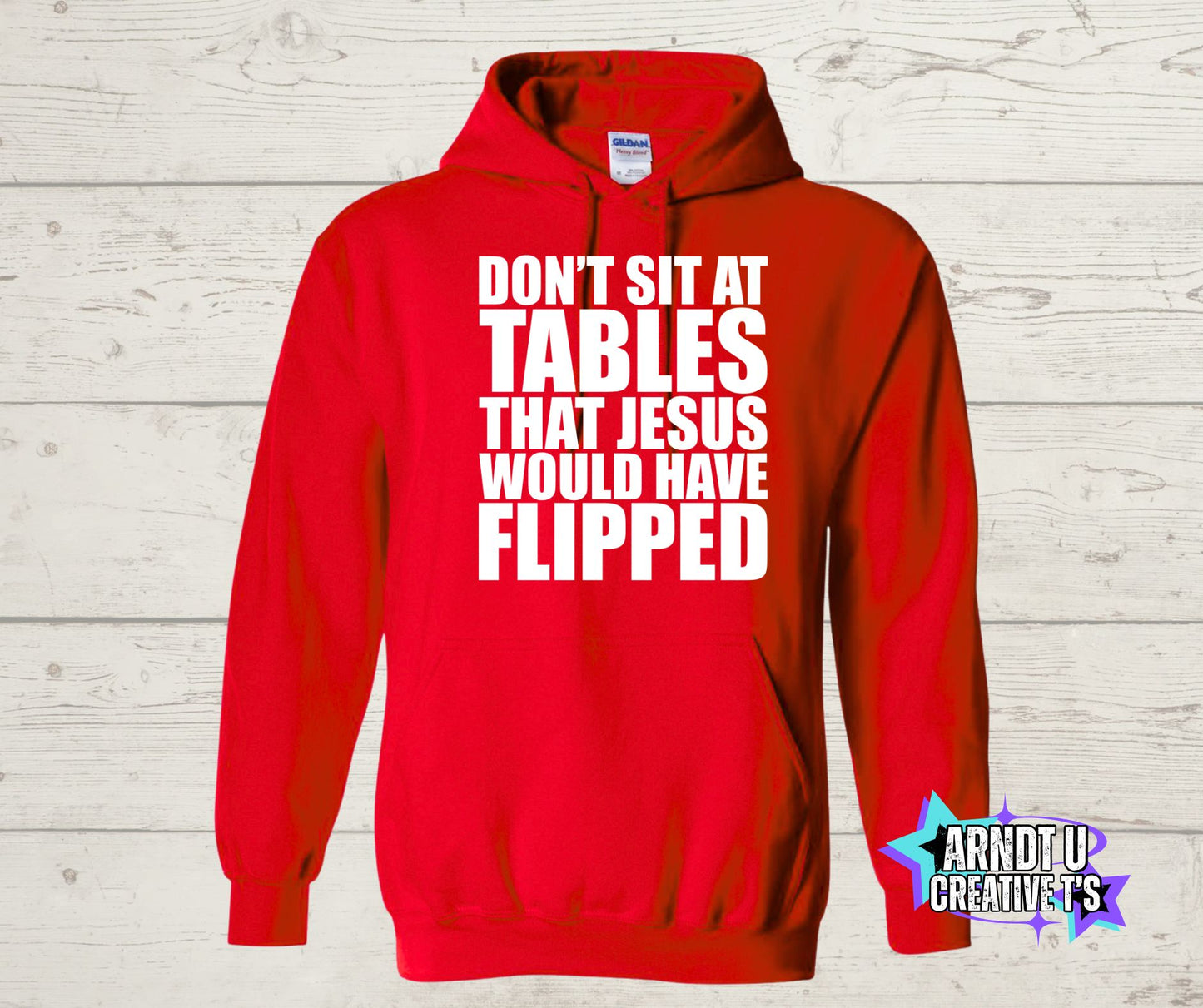 Don't Sit at Tables Jesus Would Have Flipped