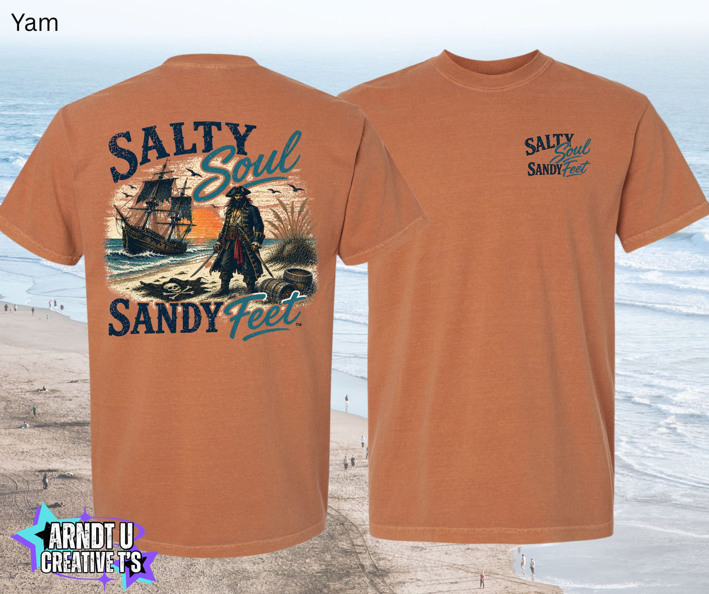 Salty Soul Sandy Feet Pirates