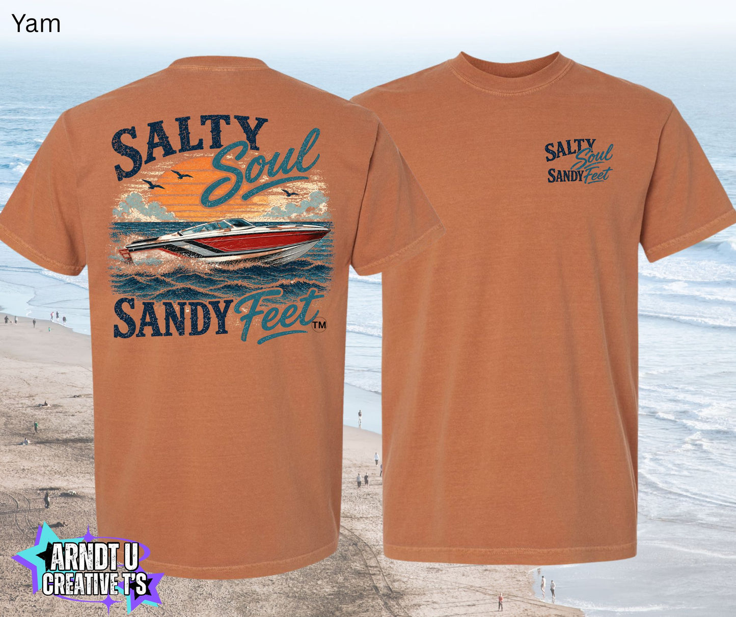 Salty Soul Sandy Feet Speed Boat