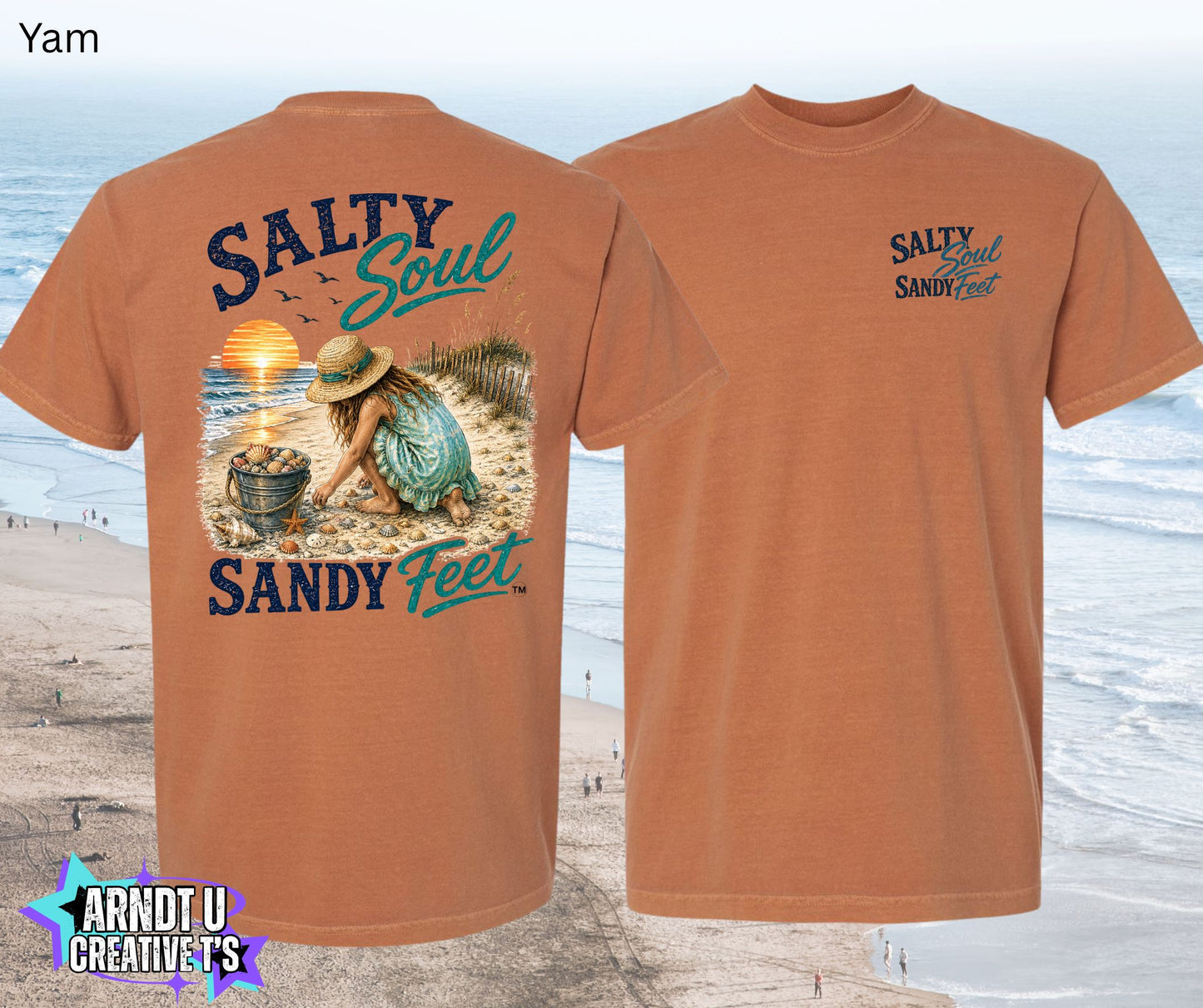 Salty Soul Sandy Feet Collecting Shells