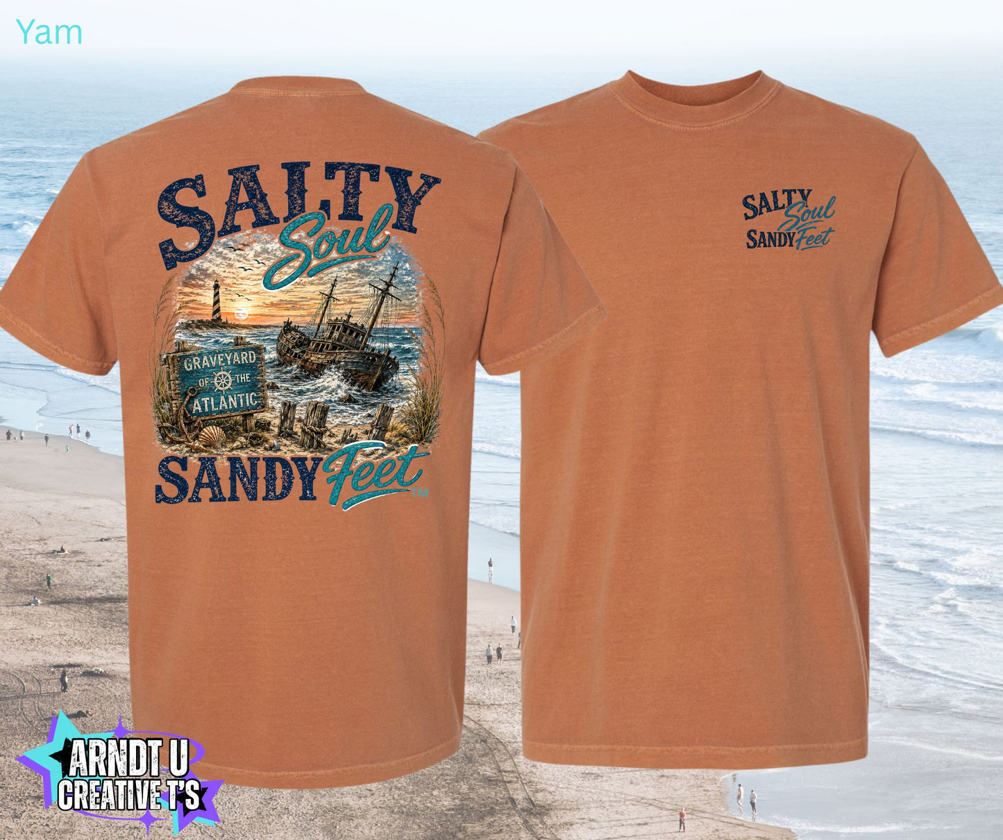 Salty Soul Sandy Feet Atlantic Graveyard