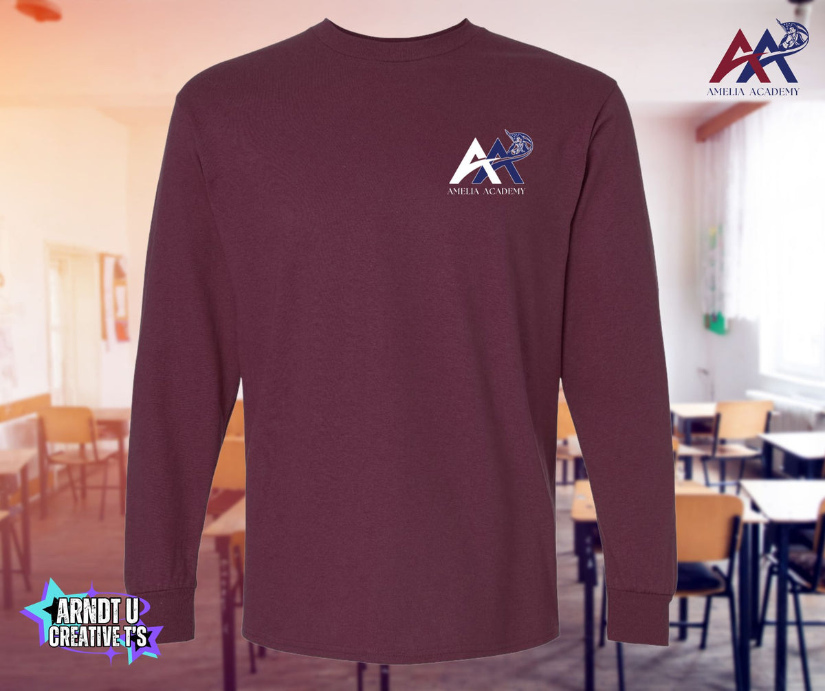 Amelia Academy Left Chest Logo