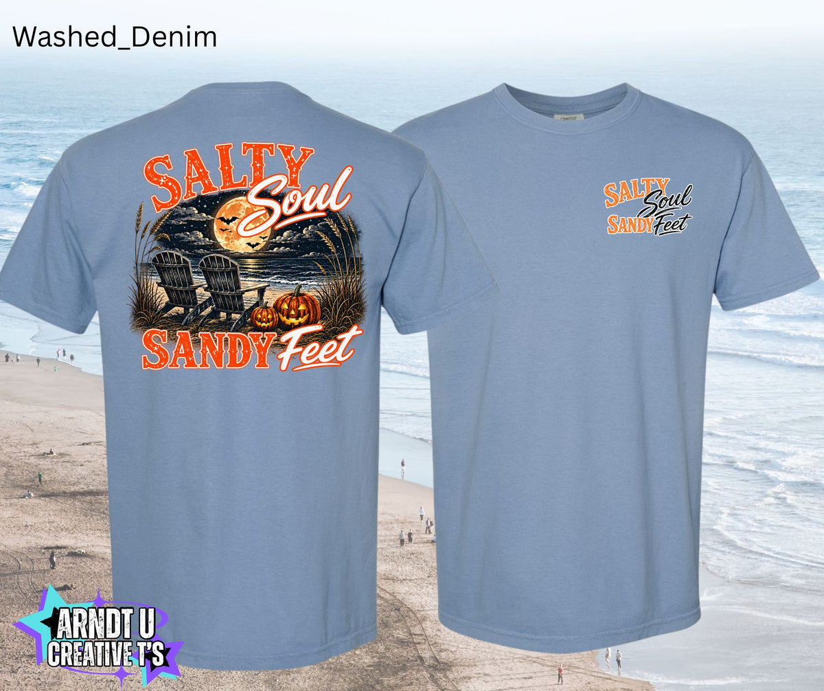 Salty Soul Sandy Feet Halloween on The Beach