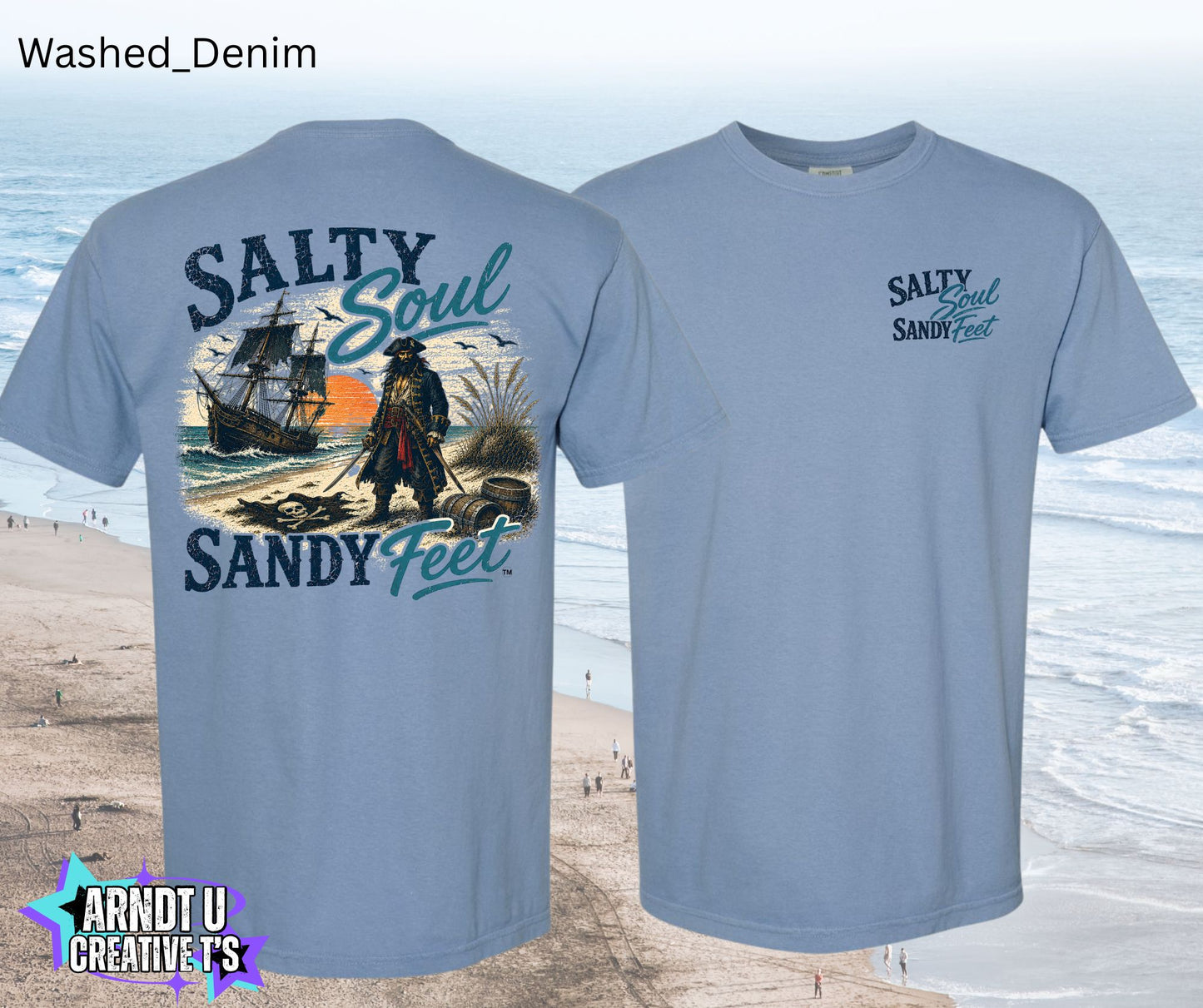 Salty Soul Sandy Feet Pirates