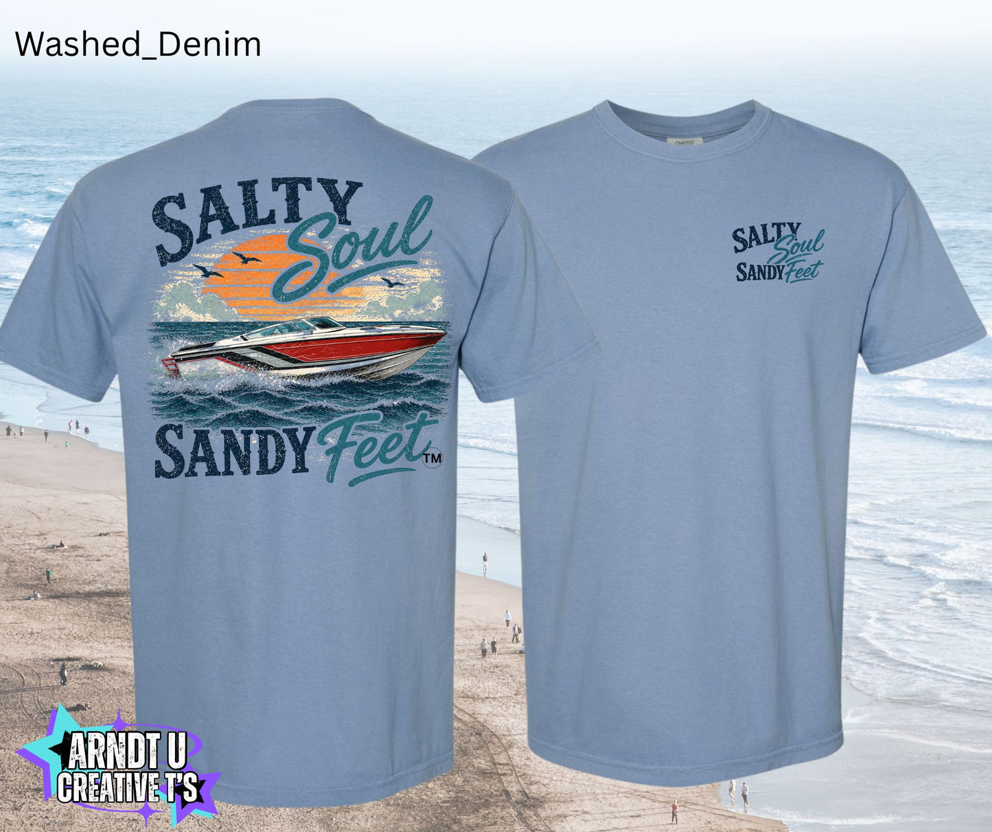 Salty Soul Sandy Feet Speed Boat