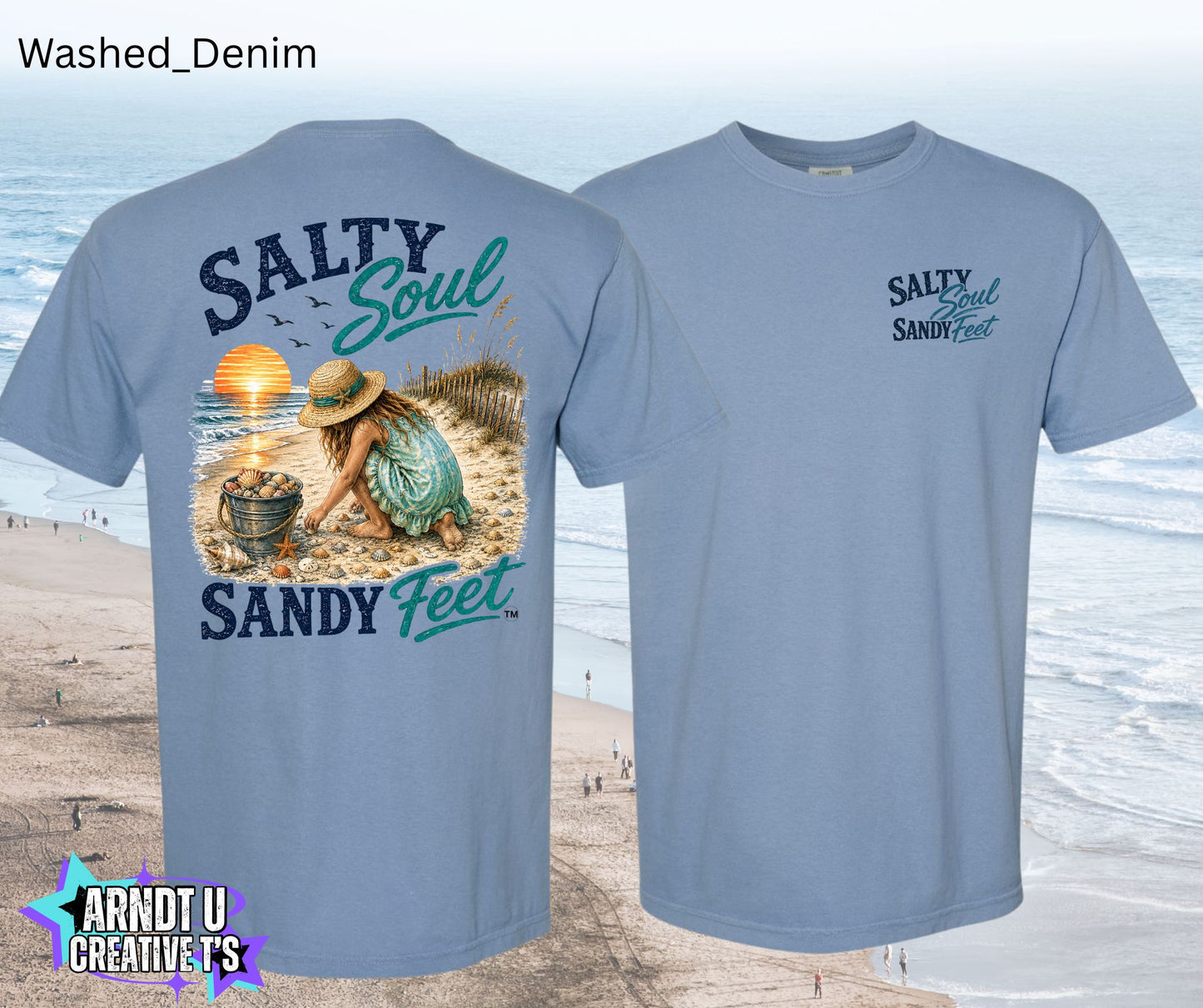 Salty Soul Sandy Feet Collecting Shells