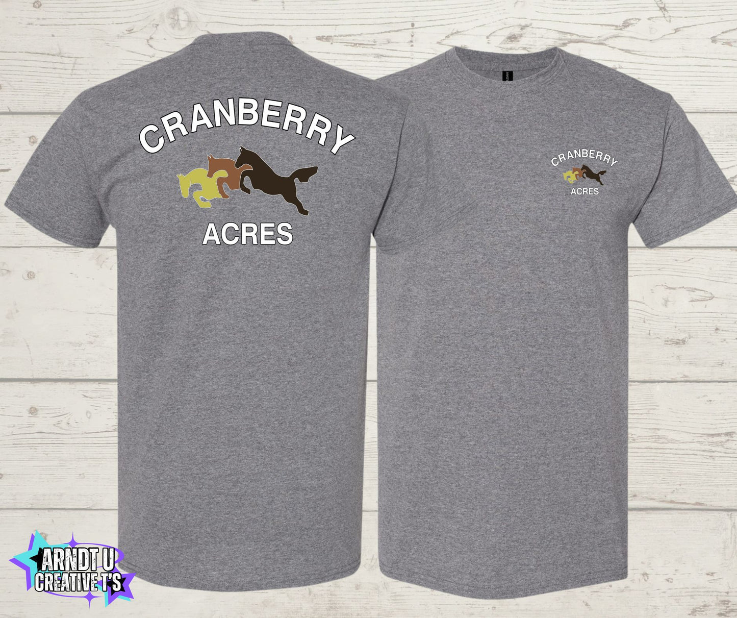 Cranberry Acres Short Sleeve Original Logo