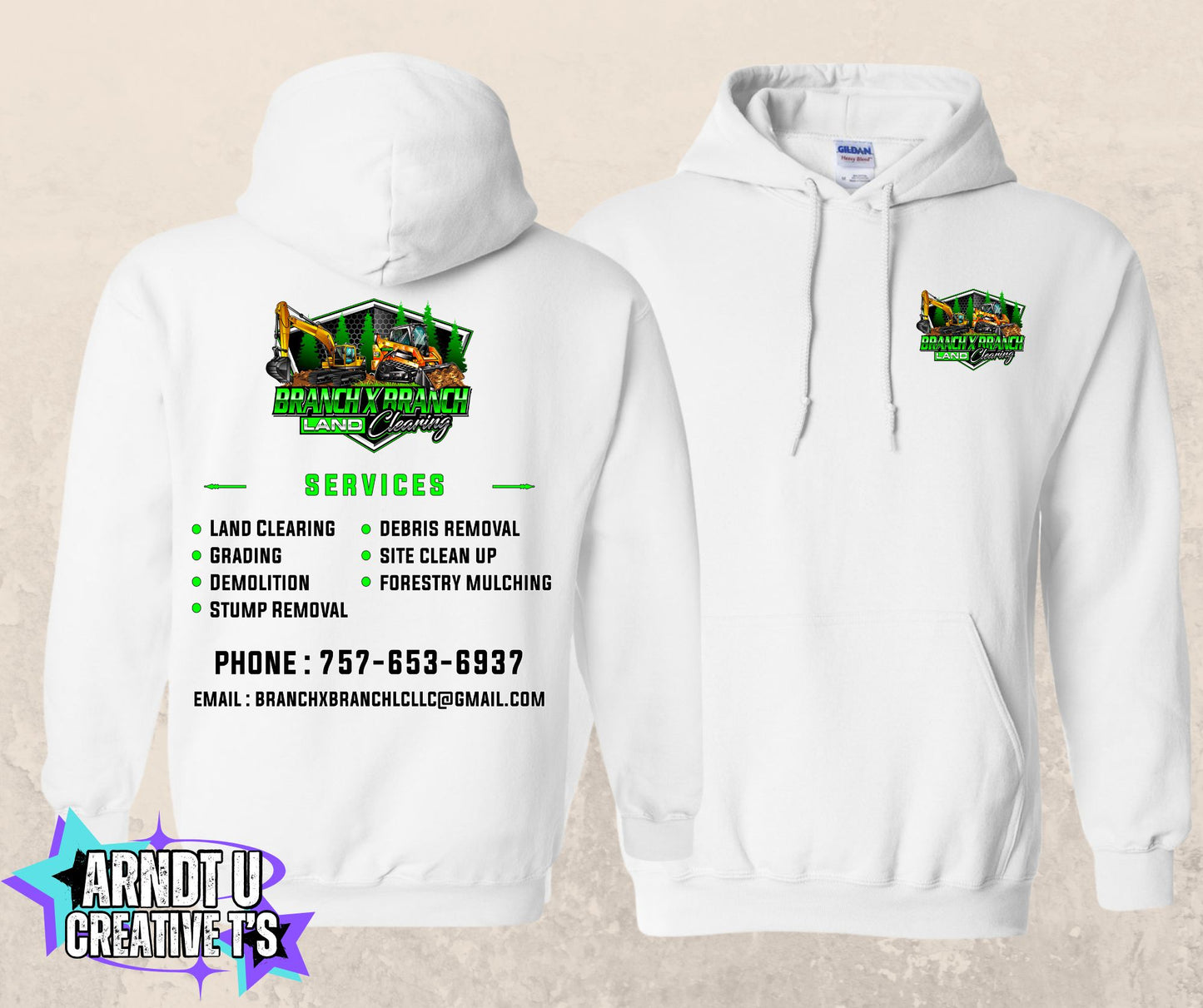 Branch X Branch Land Clearing Hoodie