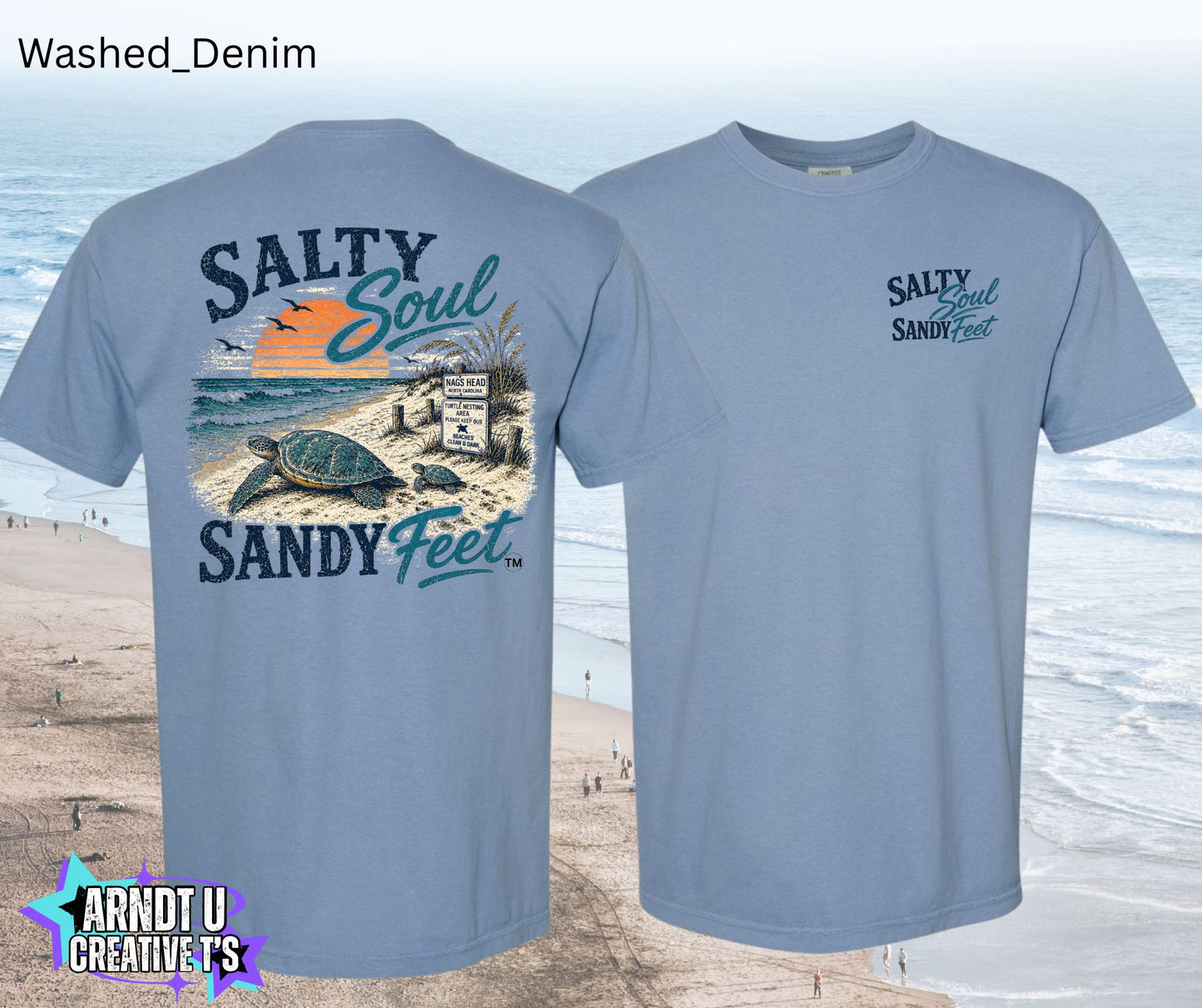 Salty Soul Sandy Feet Sea Turtles