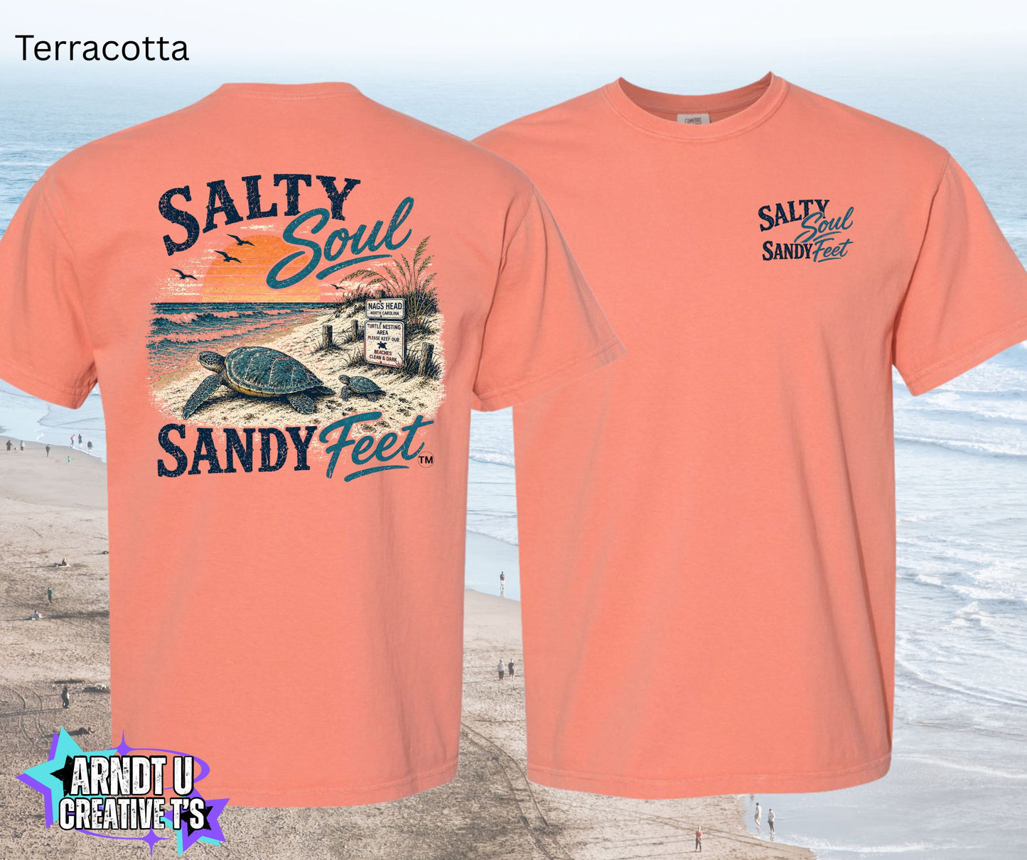 Salty Soul Sandy Feet Sea Turtles