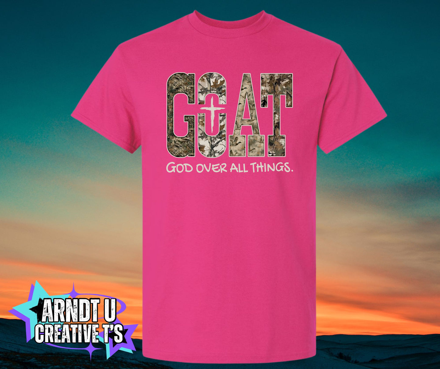GOAT God Over All Things Camo