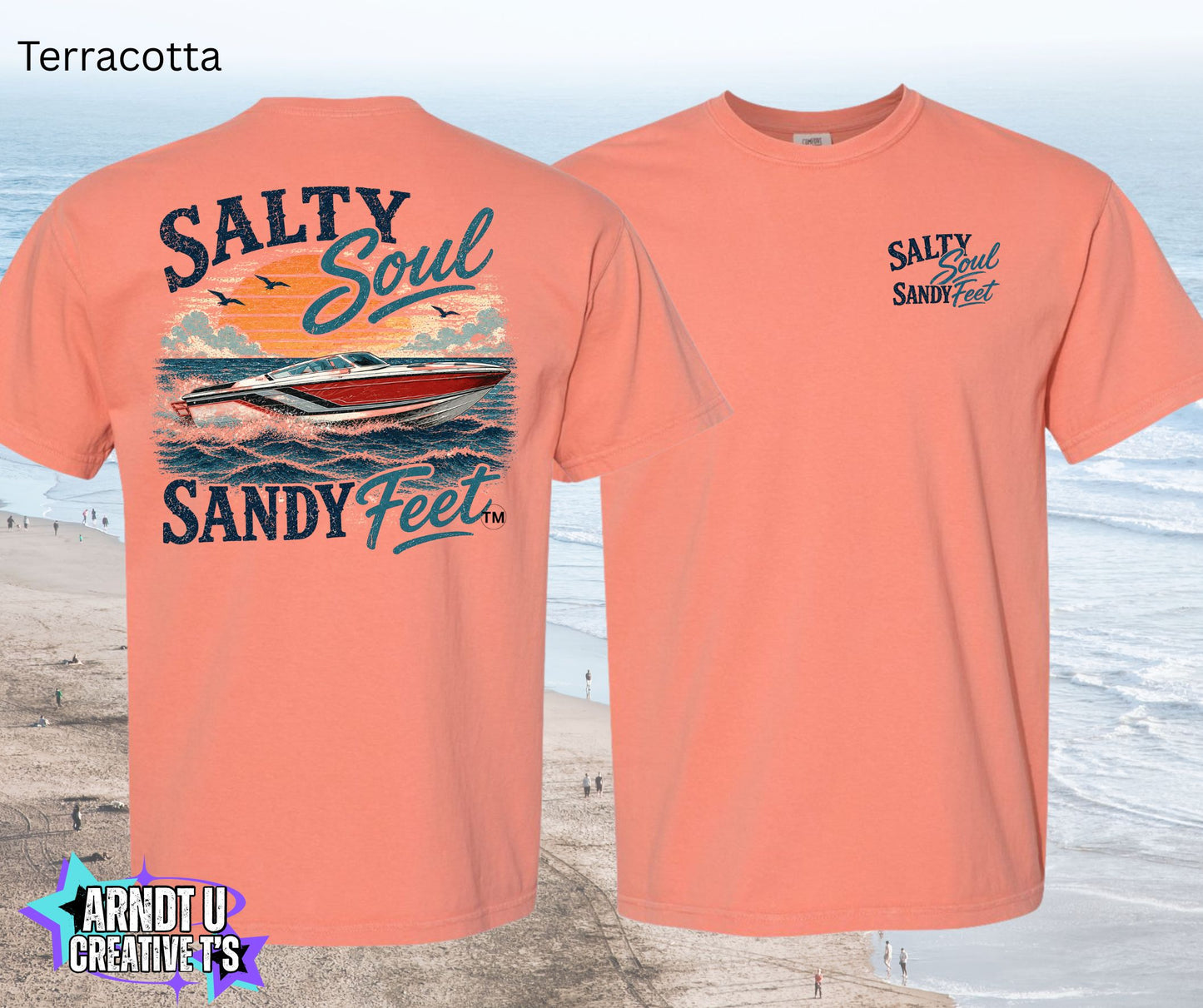 Salty Soul Sandy Feet Speed Boat