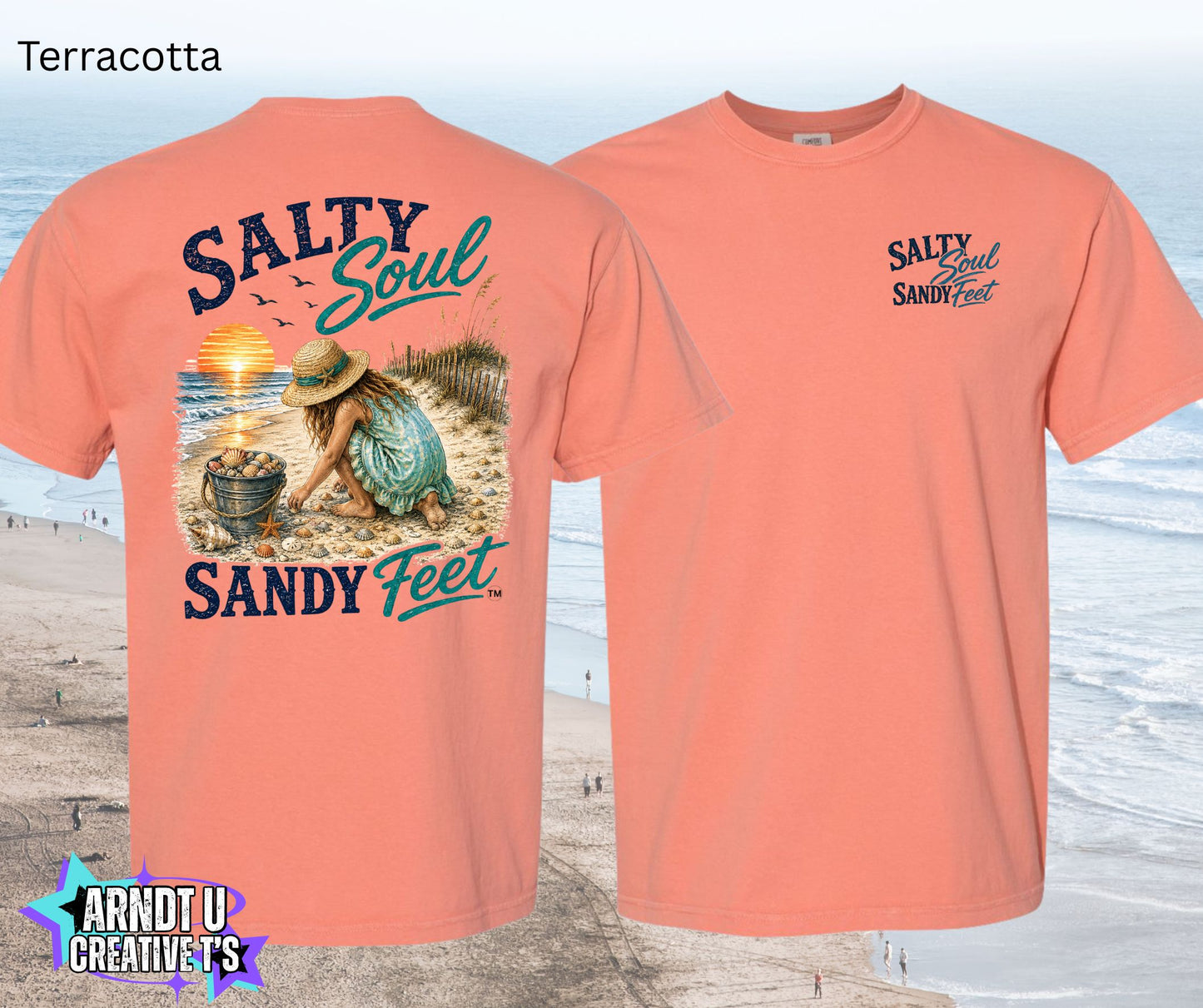 Salty Soul Sandy Feet Collecting Shells