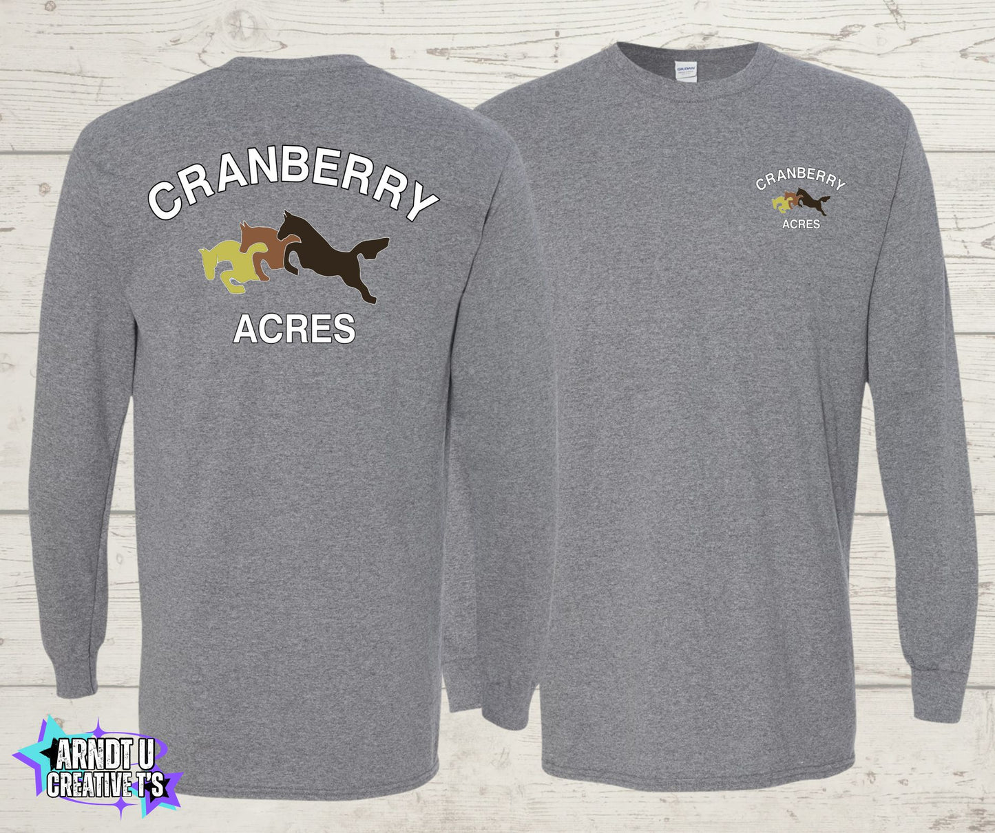 Cranberry Acres Long Sleeve Original Logo
