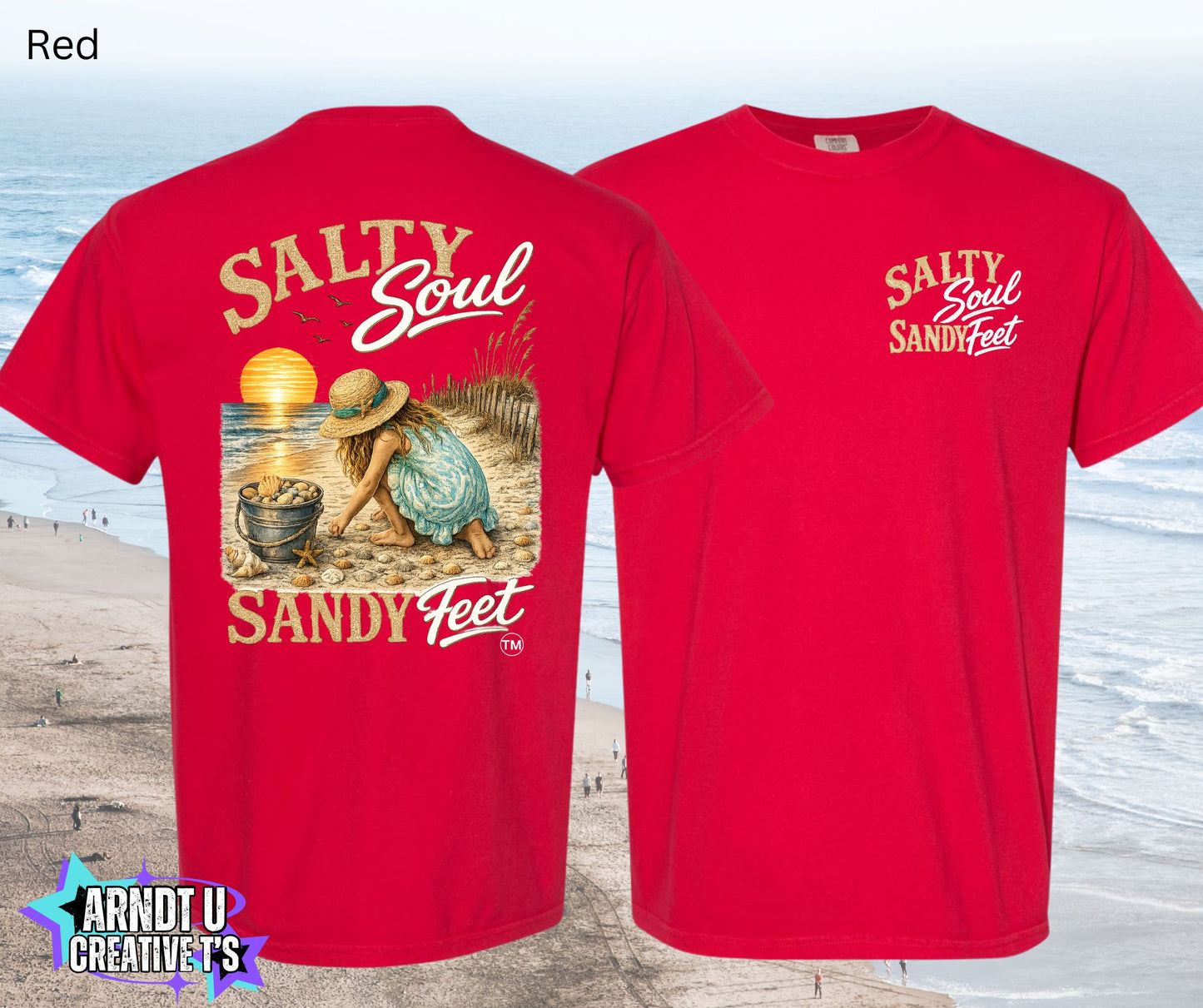 Salty Soul Sandy Feet Collecting Shells