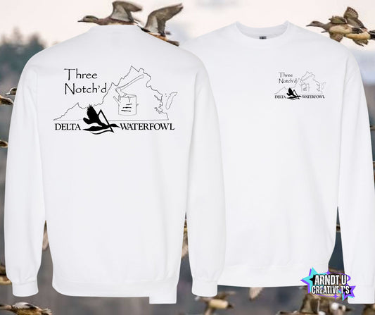 Three Notch'd Crewneck Sweatshirts