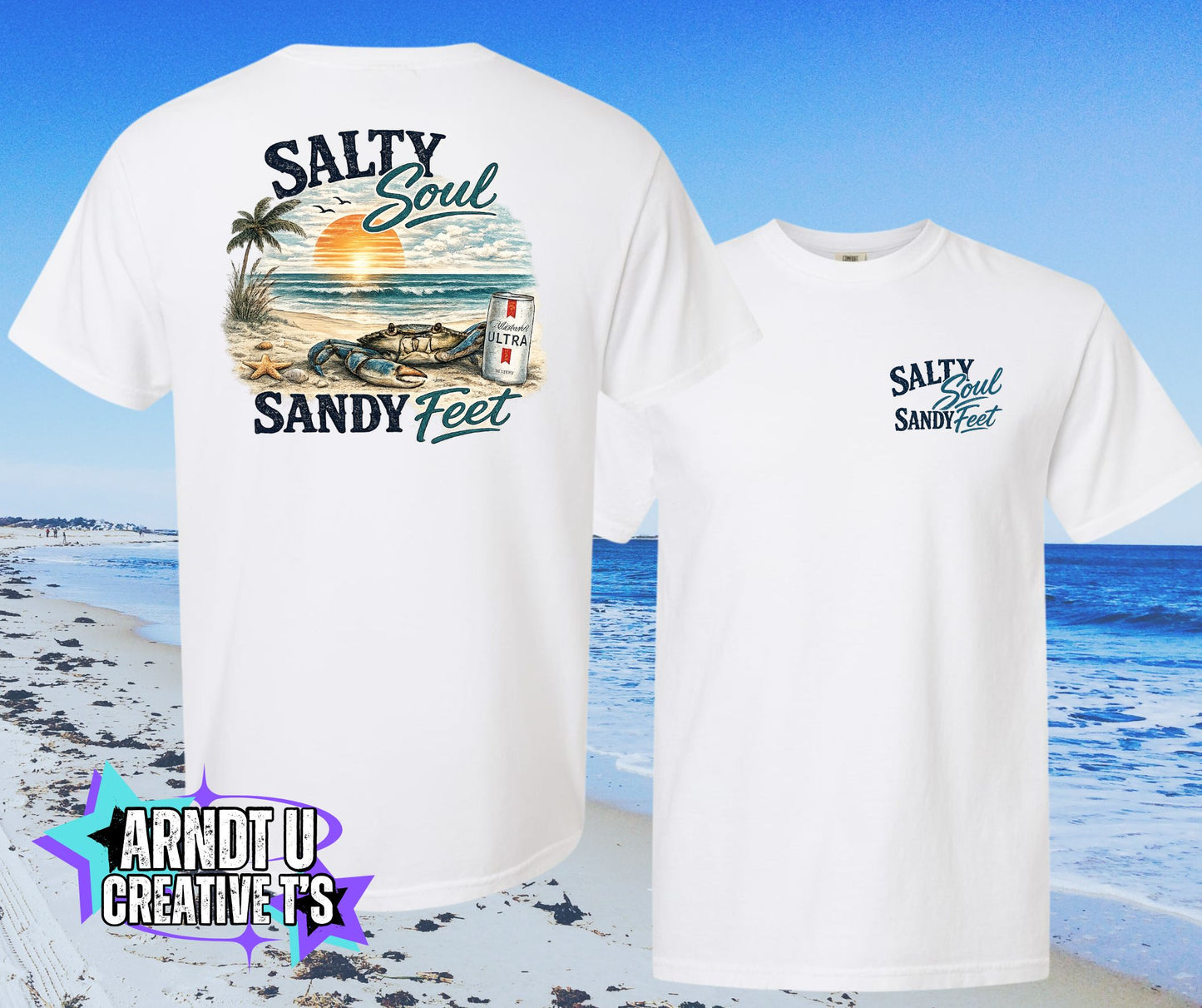 Salty Soul Sandy Feet Crabby with a MU