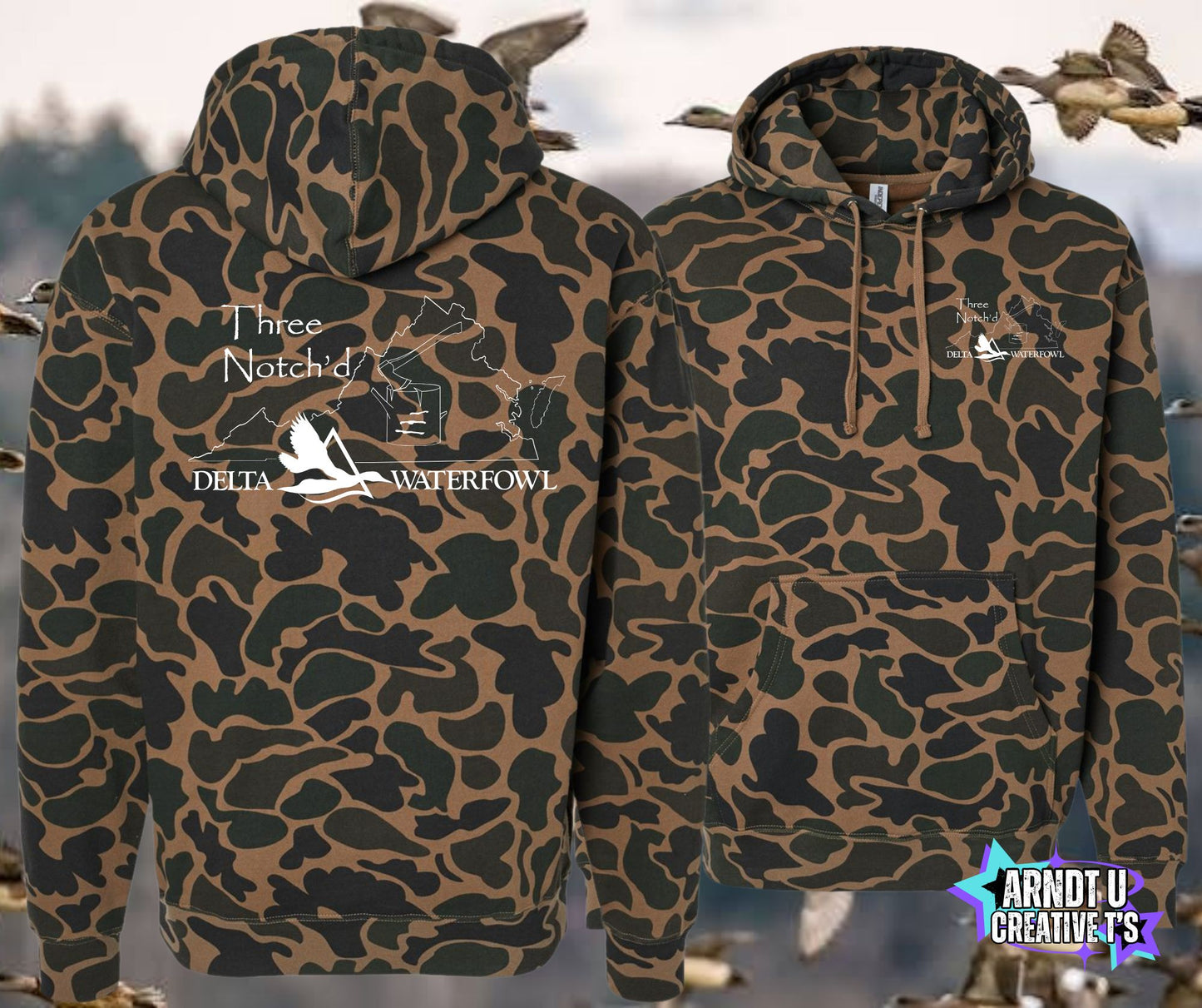 Three Notch'd Independent Trading Company Hoodies