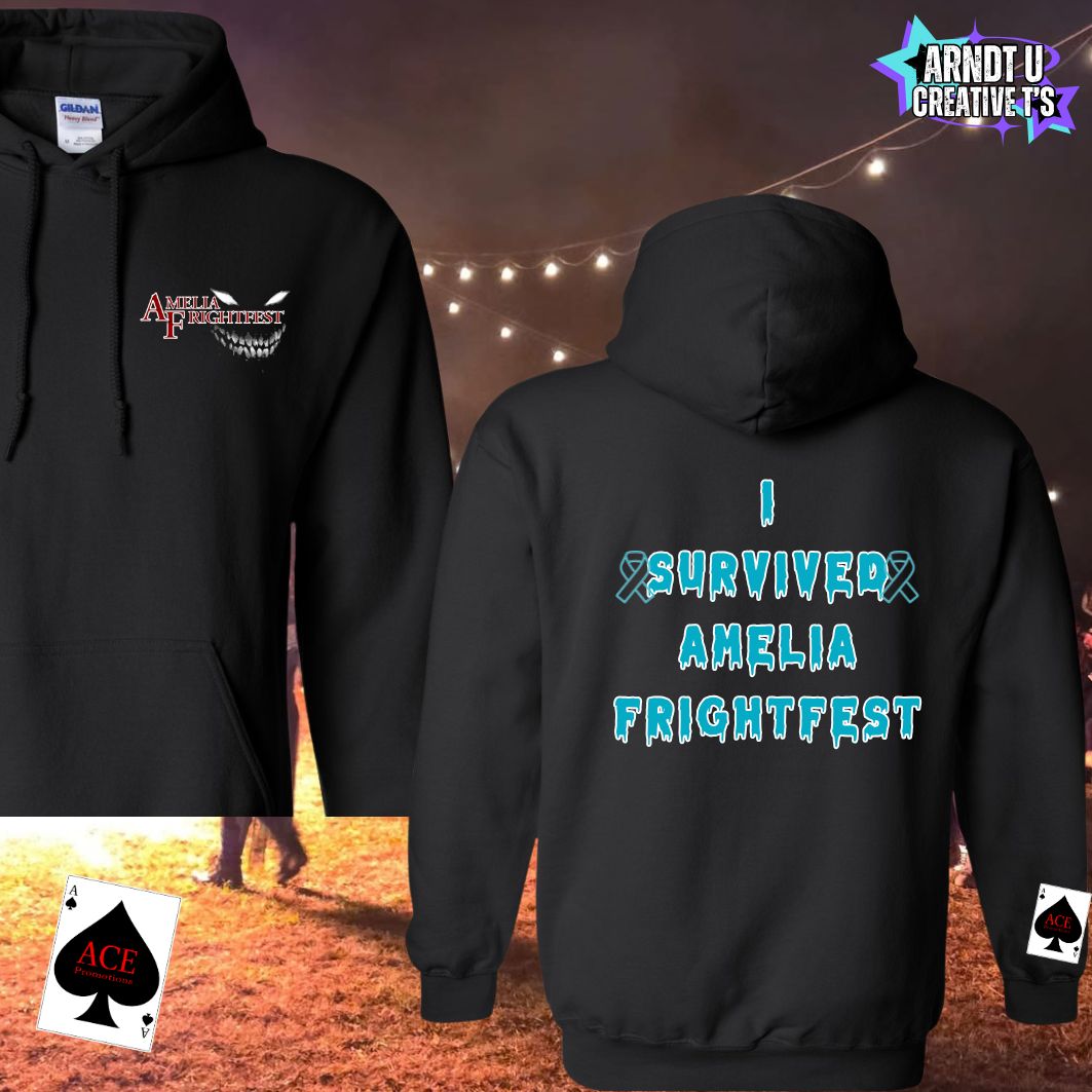 I SURVIVED AMELIA FRIGHTFEST OVARIAN CANCER AWARENESS