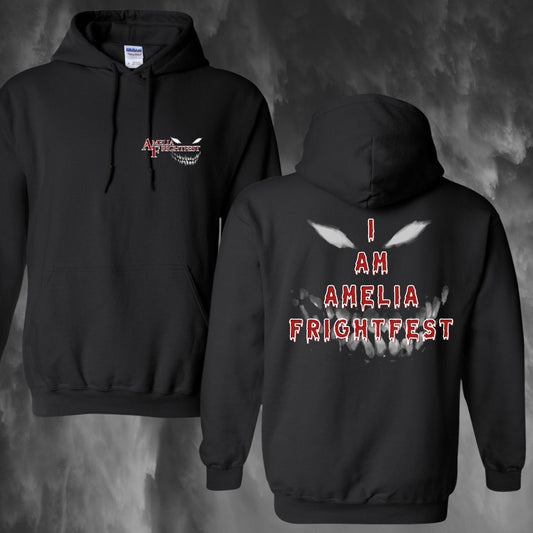I AM AMELIA FRIGHTFEST FACE LOGO