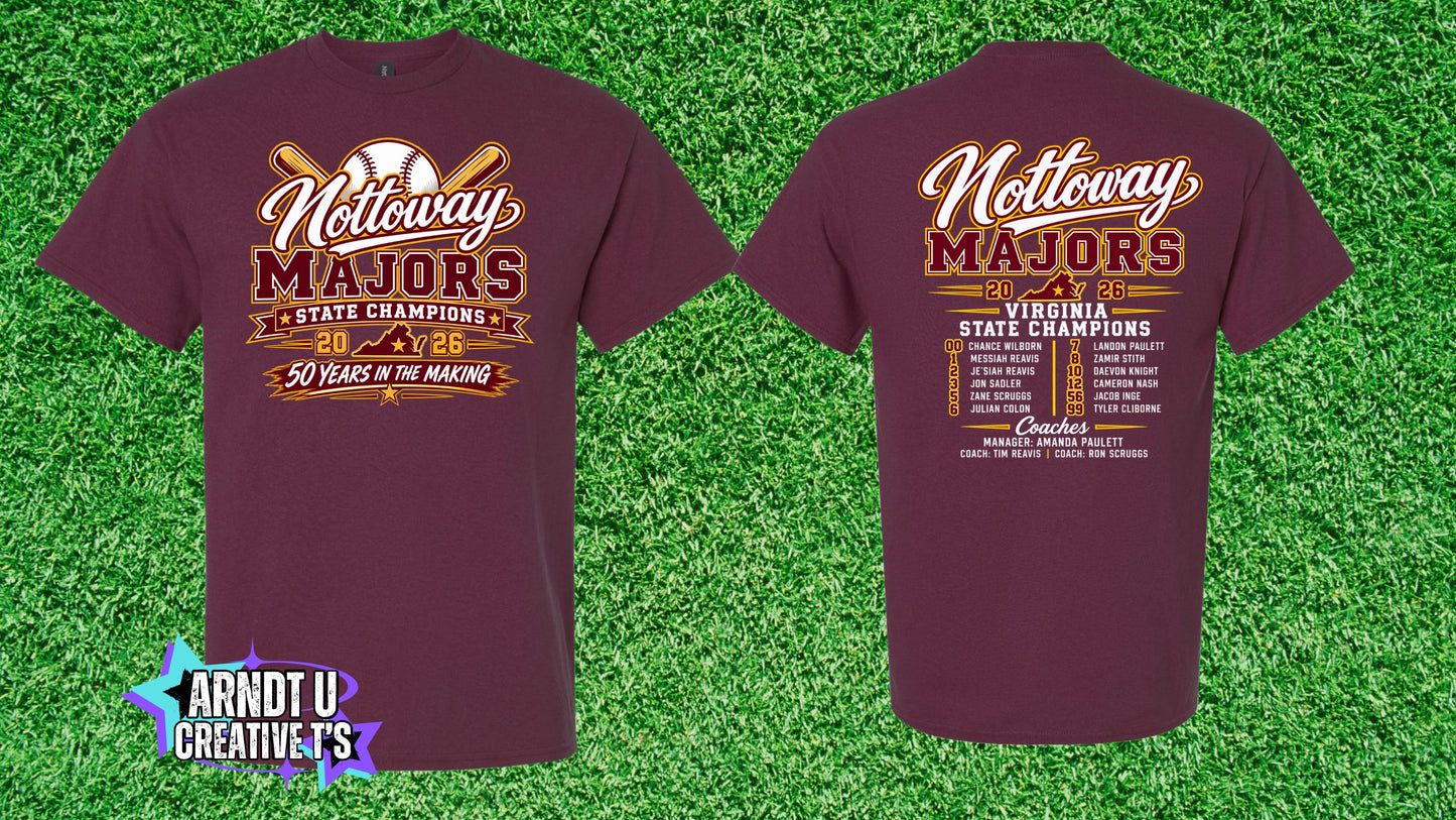 Nottoway Majors Gildan Short Sleeve
